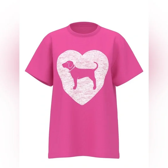 NEW! 🔥 VS PINK CAMPUS COTTON TEE - Picture 2 of 5